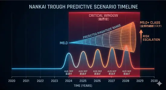 氷床融解と自転速度（LOD）の同期グラフ